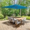 Pure Garden 10 Rectangular Umbrella, Turquoise 50-LG1279 - alternate 1